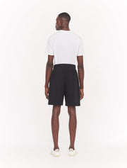 Black Loopback Shorts