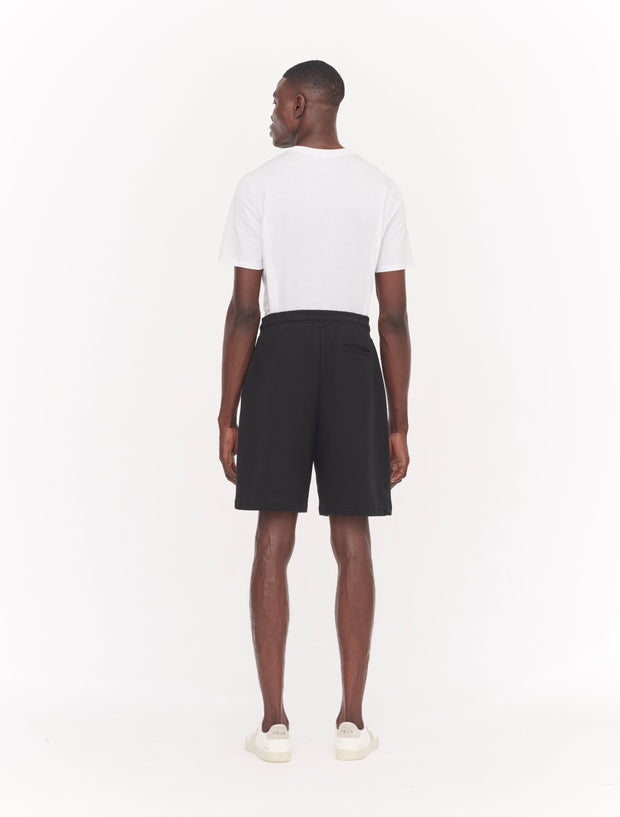 Black Loopback Shorts