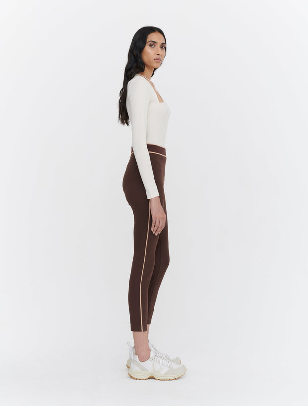 Organic Cotton Piped Leggings