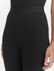 Black ribbed Legging