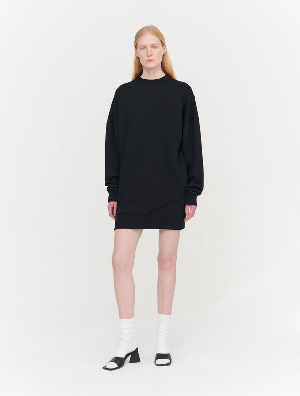 Black long Sweatshirt tops for women