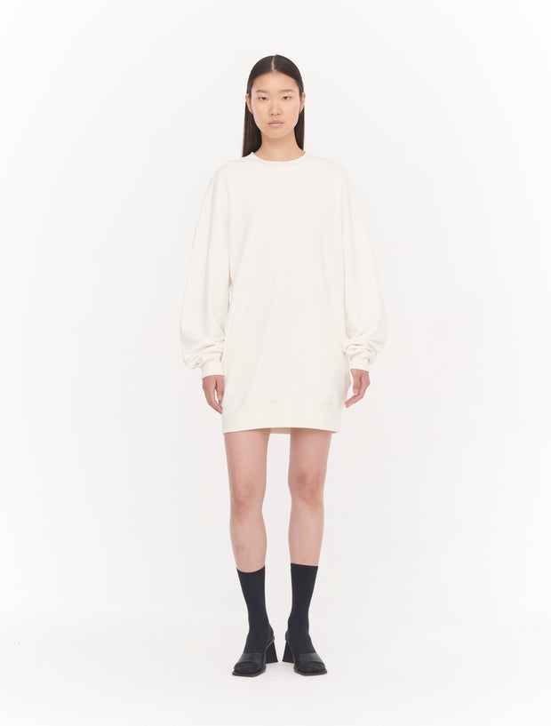 White long Sweatshirt tops for women