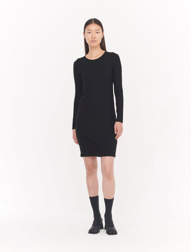 Genesis Stretch Tencel™ Rib Slim Long Sleeve Dress