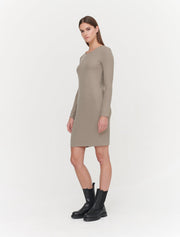 long sleeve mini dress