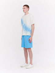 Diagonal Tie Dye Organic Cotton Boxy T-Shirt