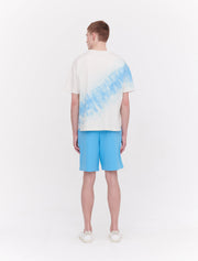 Diagonal Tie Dye Organic Cotton Boxy T-Shirt