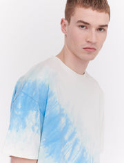 Diagonal Tie Dye Organic Cotton Boxy T-Shirt