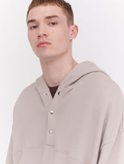 Organic Cotton Button-Up Hoodie