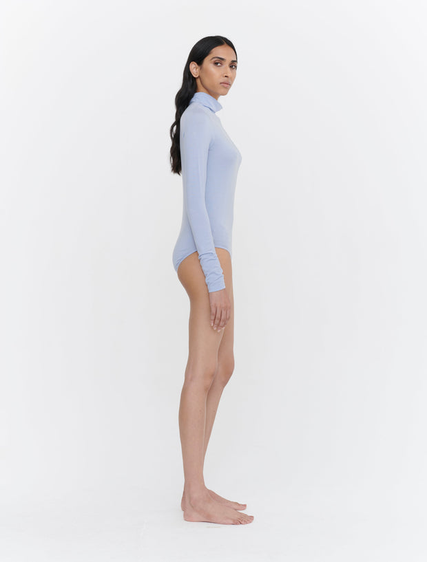 High Cowl Neck Long Sleeve Body