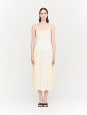 Ava Stretch Organic Cotton Dip Dye Rib Tank