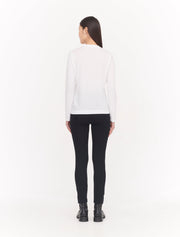 White Long Sleeve Top