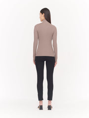 ribbed long sleeve top